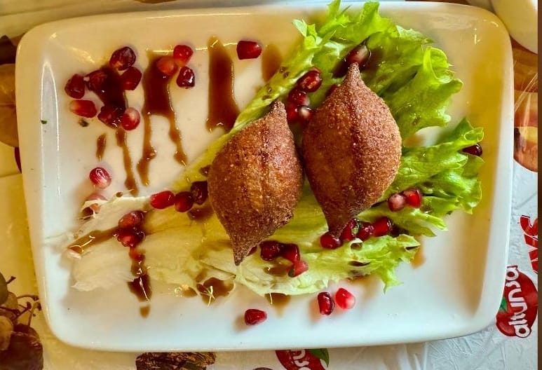 كبه  اللحم مع البرغل